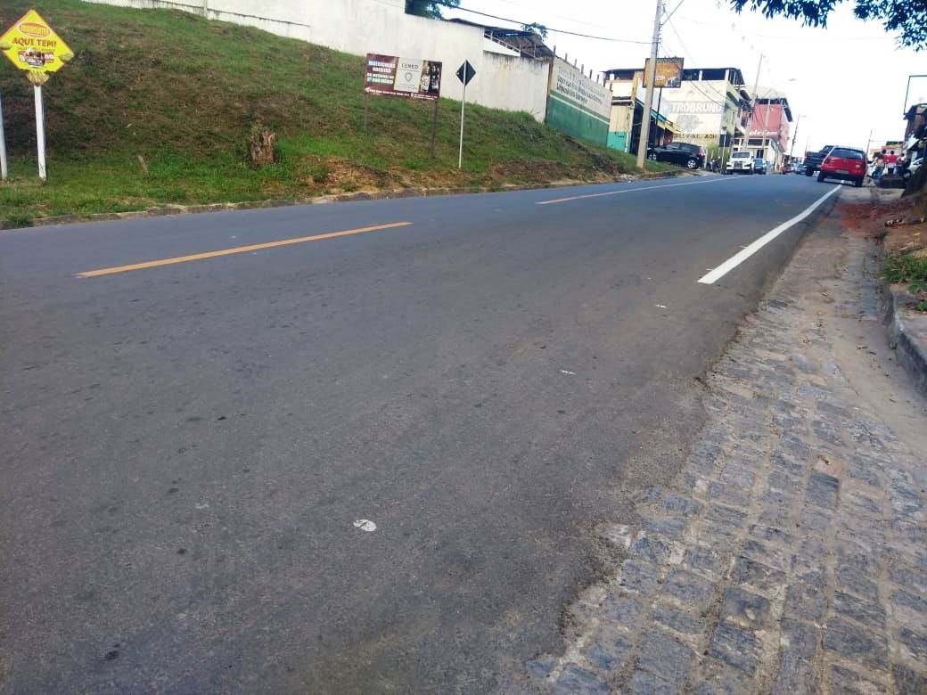 Camacã: Serviço de Sinalização Horizontal segue pelas ruas da Cidad